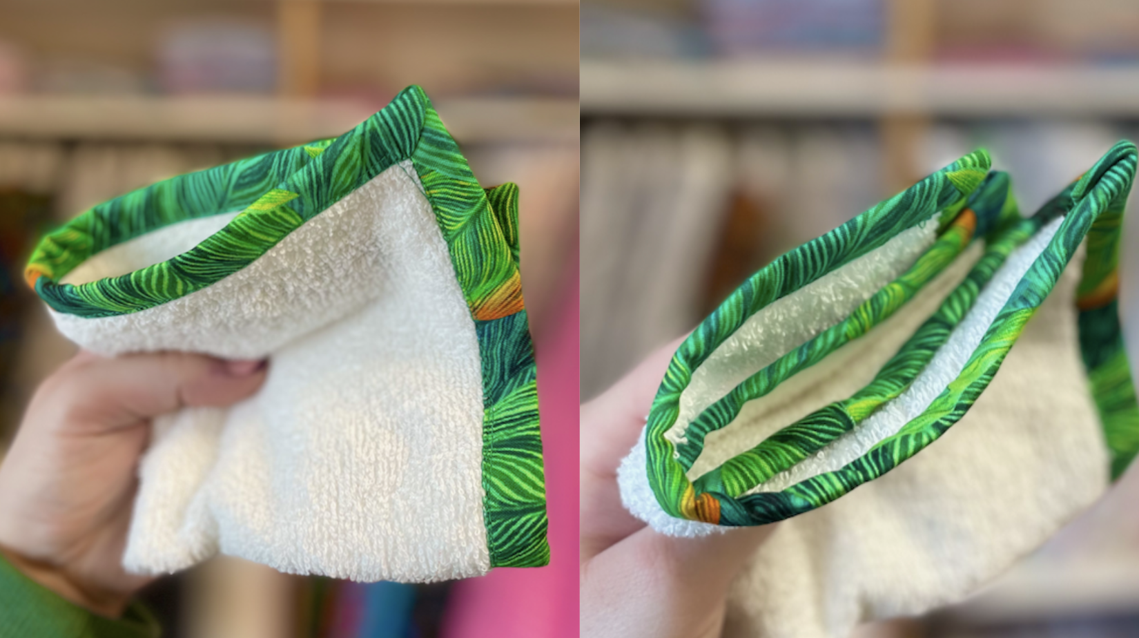 How to make a Face Cloth using Towelling